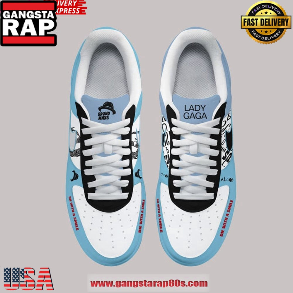Die With A Smile Limited Edition Air Force 1 Sneakers Shoes