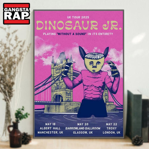 Dinosaur Jr Barrowland Ballroom Glasgow, UK May 20 2025 Tour Poster Canvas Art