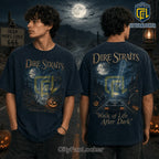 Dire Straits Walk of Life Haunted Highway Cotton T-Shirt