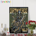 Dirty Heads August 29 2024 Germania Insurance Amphitheater, Austin TX Wall Art Poster Canvas