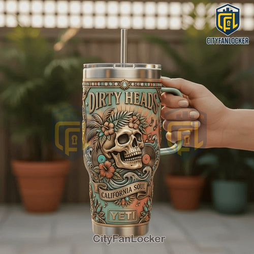 Dirty Heads California Soul Premium Design Stainless Steel Tumbler