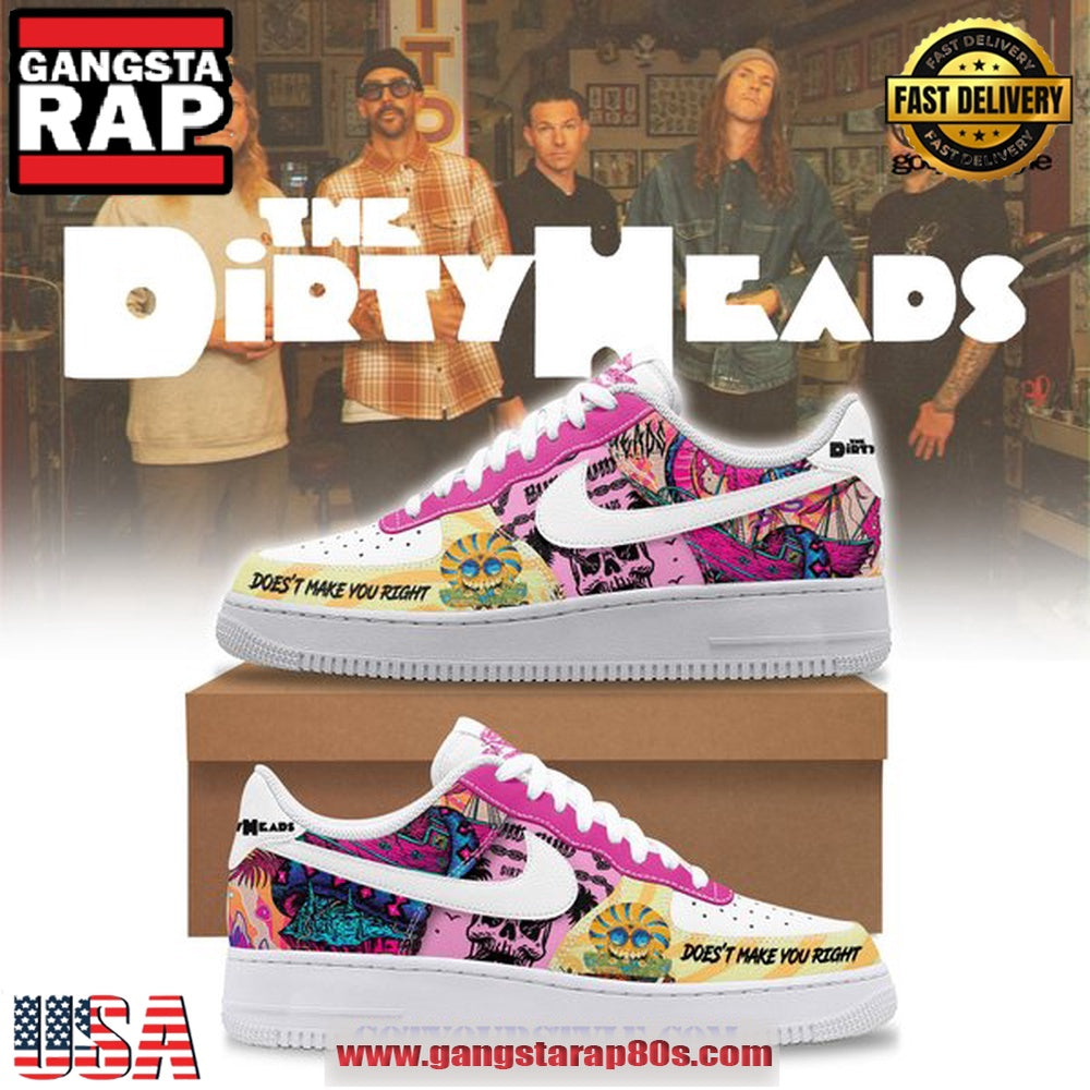 Dirty Heads Doesnt Make You Right Air Force 1 Running Sneakers Shoes