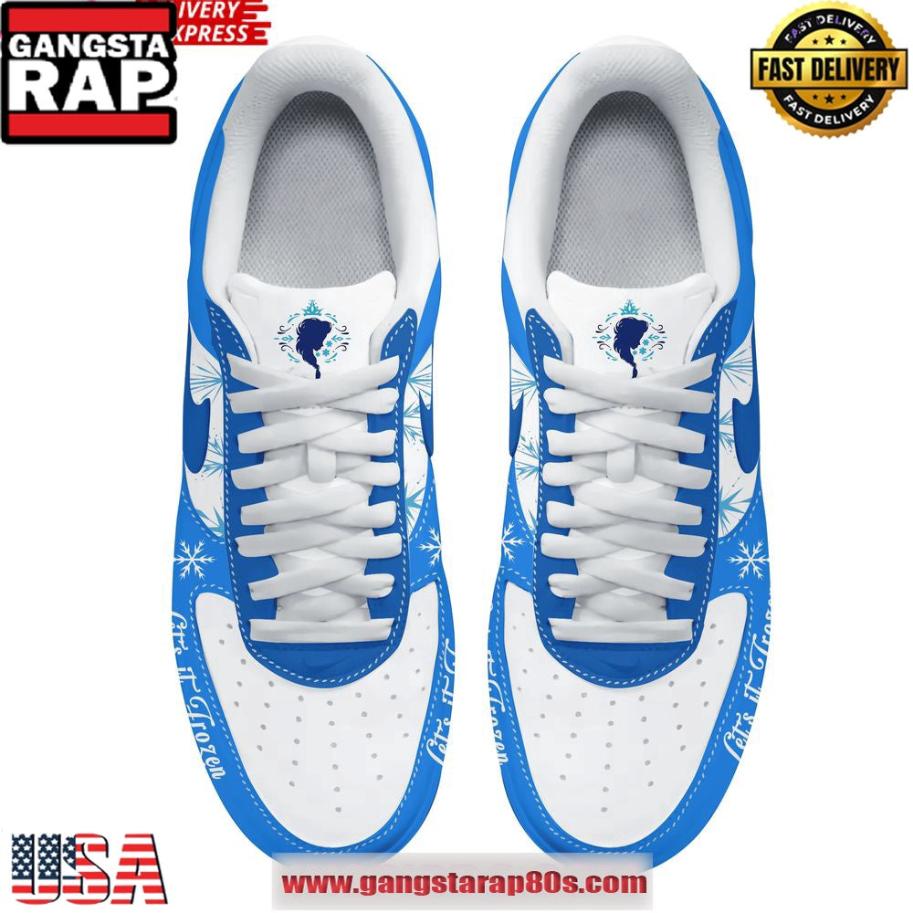 Disney Frozen Limited Edition Air Force 1 Shoes Running Sneakers
