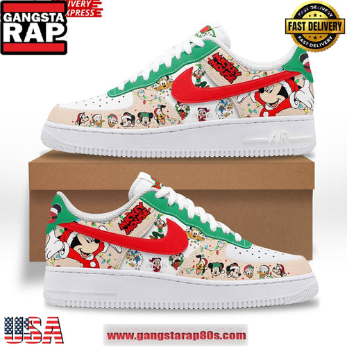 Disney Mickey Mouse Limited Edition Air Force 1 Running Sneakers Shoes