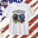 Distressed border showdown Mizzou Tigers vs Kansas Jayhawks Sept 14 2024 T Shirt