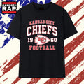 Distressed Kansas City Chiefs 1960 Football T Shirt