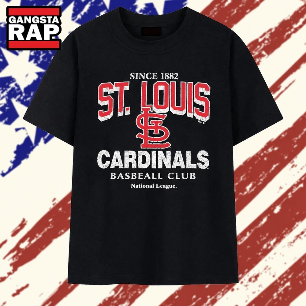 Distressed St Louis Cardinals Baseball Club Since 1882 T Shirt