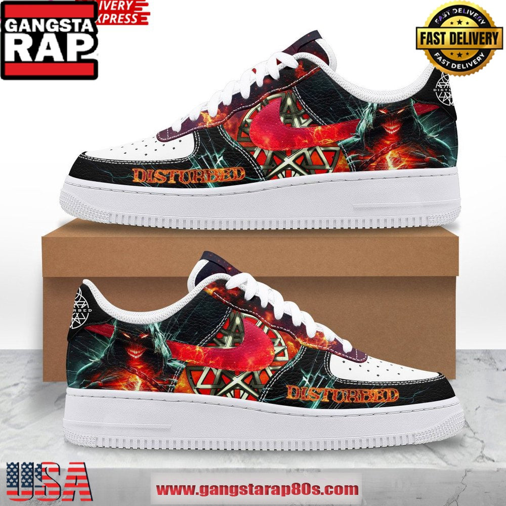 Disturbed Band Special Edition Air Force 1 Running Sneakers Shoes