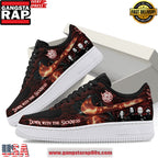 Disturbed Down with the Sickness 25th Anniversary Air Force 1 Running Sneakers Shoes