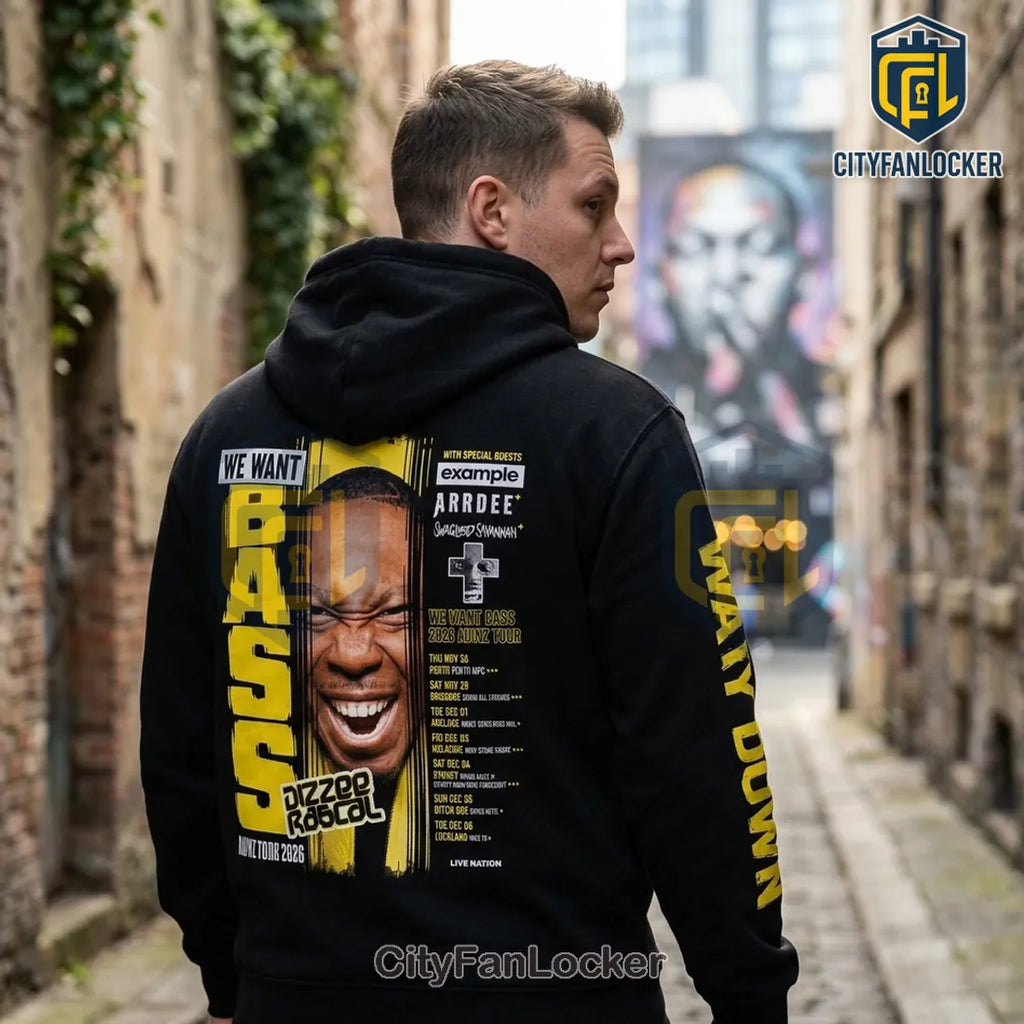 Dizzee Rascal We Want Bass Concert 2026 Pullover Hoodie