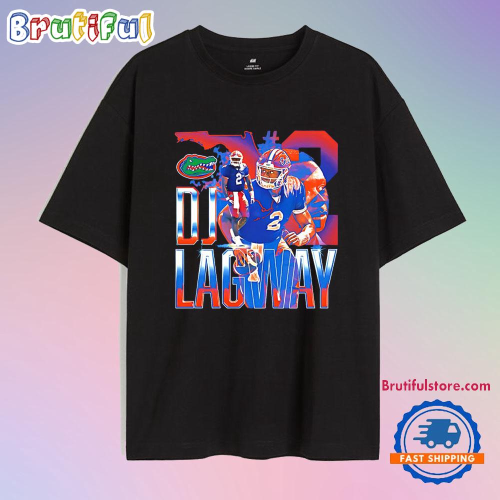 Dj Lagway Florida Gators Graphic Map T Shirt