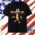 DJ Pickett Jr. 5 LSU Tigers Football Pose T Shirt