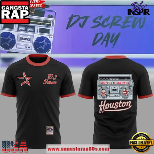 DJ Screw Day Chopped N’ Screwed Houston Limited Edition Unisex T Shirt