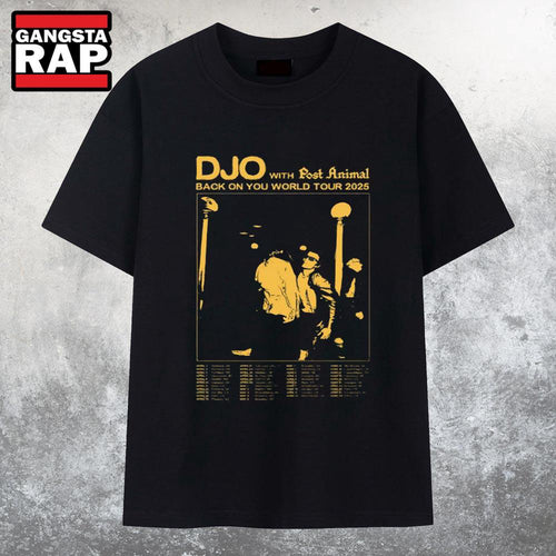 DJO With Post Animal Back On You 2025 World Tour T Shirt