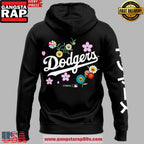 Dodgers x Takashi Murakami 2025 MLB Black Unisex Hoodie