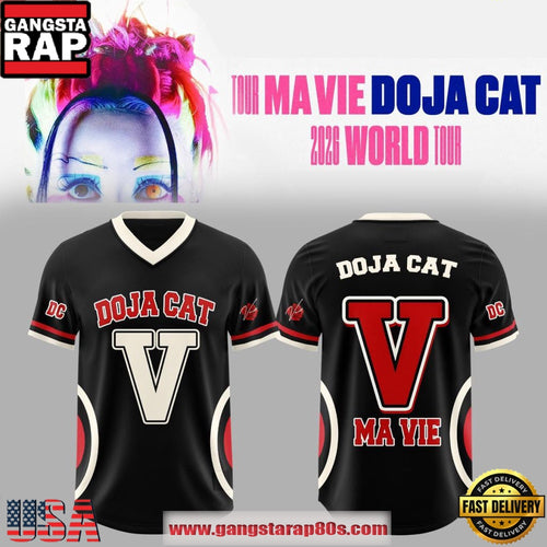 Doja Cat Tour Ma Vie 2026 World Tour Special Edition Football Jersey