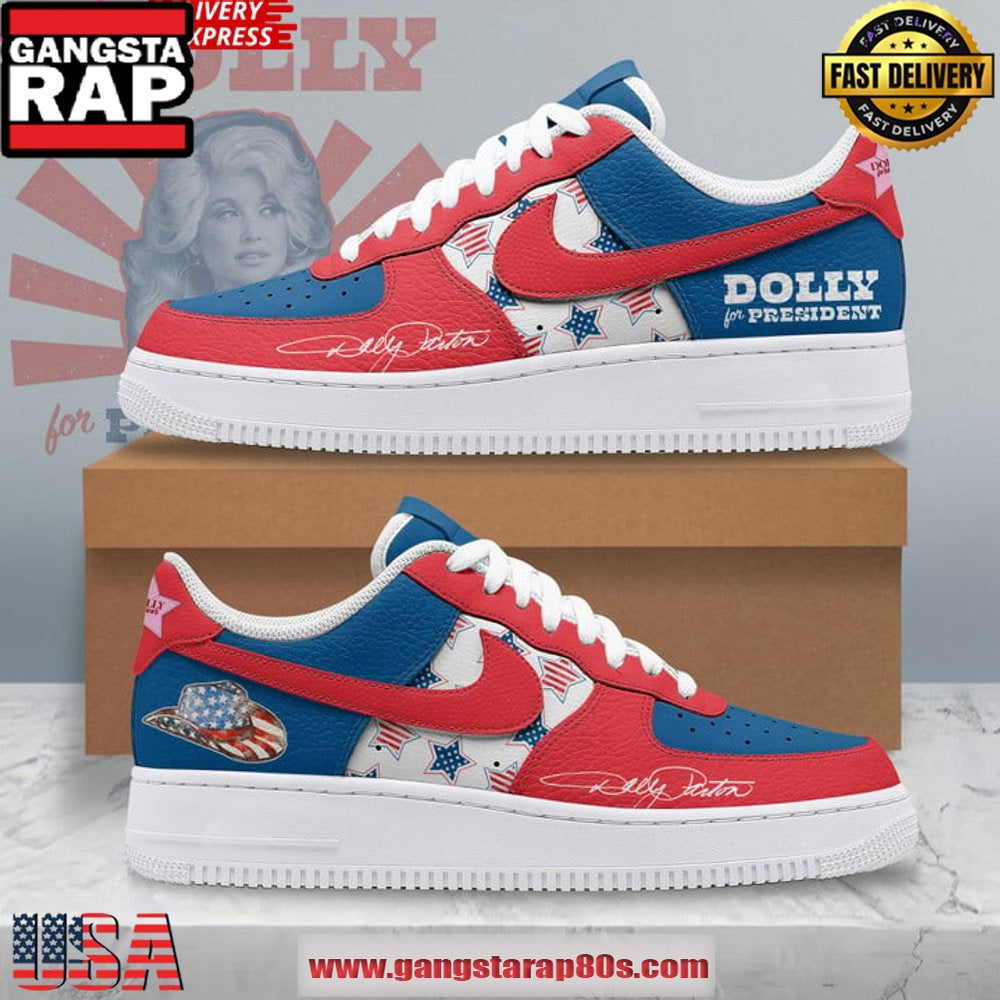 Dolly Parton For President Special Edition Air Force 1 Sneakers Shoes