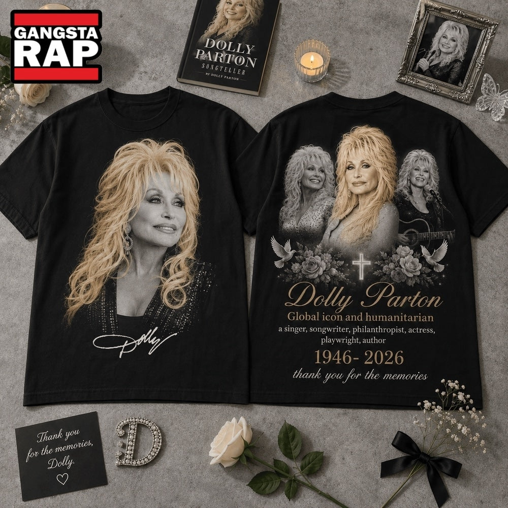 Dolly Parton Global Icon & Humanitarian Country Music Legend T Shirt