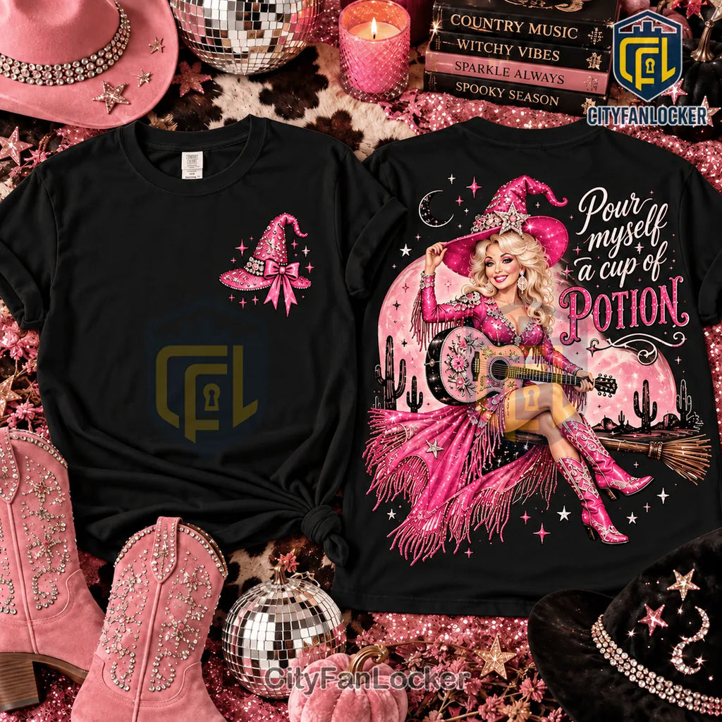 Dolly Parton Potion Graphic Country Shirt