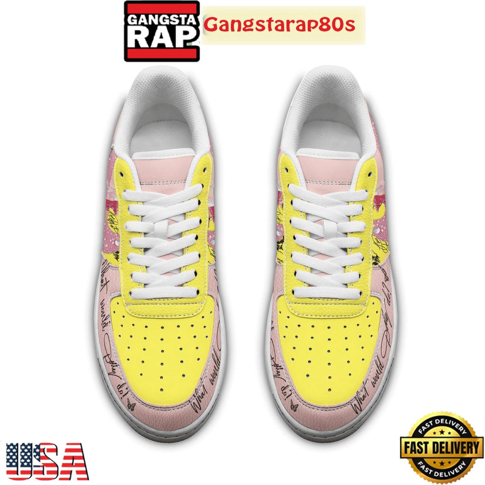 Dolly Parton What Would Dolly Do Special Edition Air 2025 Special Edition Air Force 1 Shoes Running Sneakers