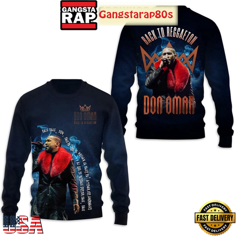 Don Omar Back To Reggaeton 2026 Sweatshirt