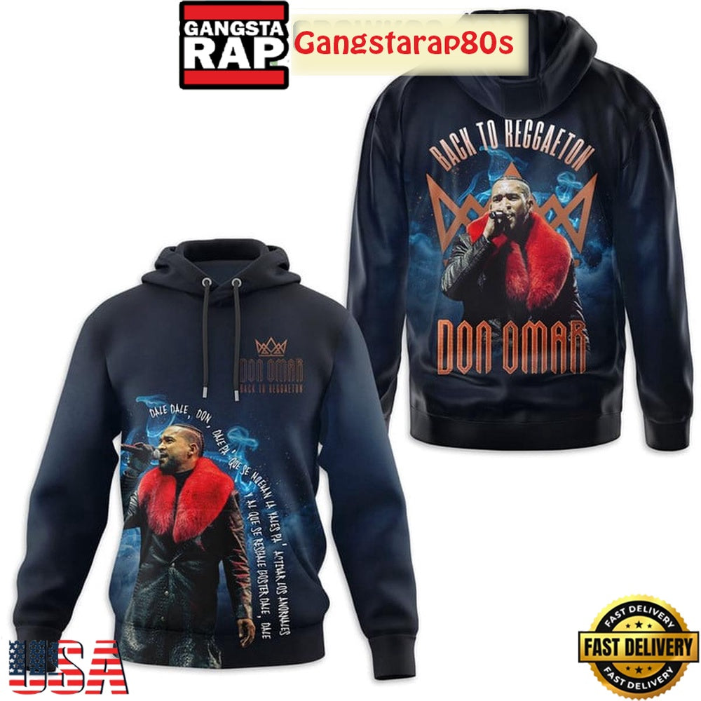 Don Omar Back To Reggaeton Special Edition Hoodie Shirt