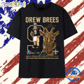 Drew Brees #9 New Orleans Saints GOAT Forever A Saint Hall Of Famer T Shirt