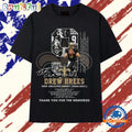 Drew Brees New Orleans Saints 2006 2021 Thank You For The Memories T Shirt