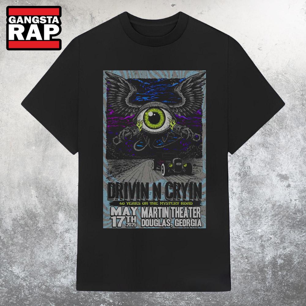 Drivin’N Cryin The Martin Centre Douglas, GA May 17 2025 Tour T Shirt