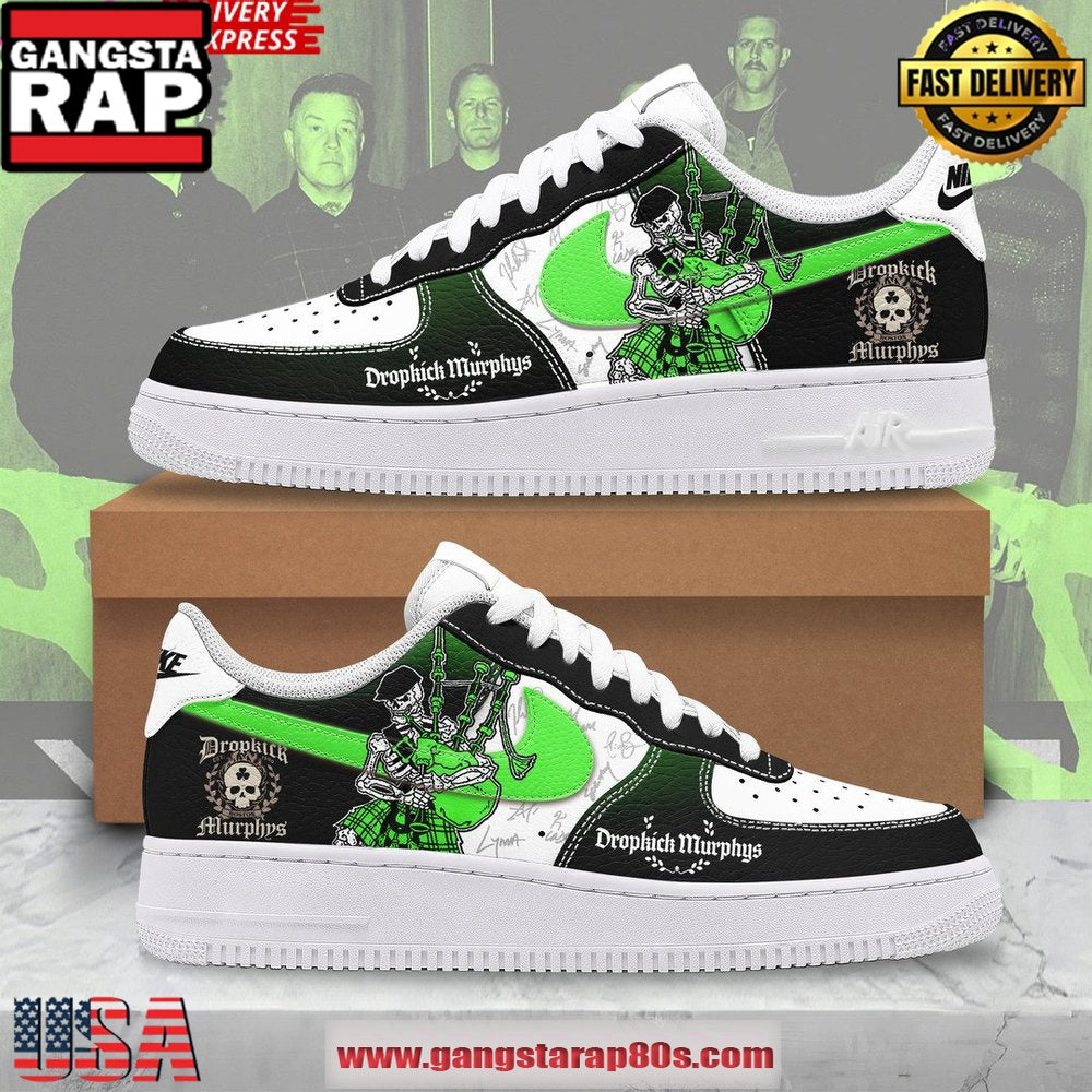 Dropkick Murphys Band Limited Edition Air Force 1 Sneakers Shoes