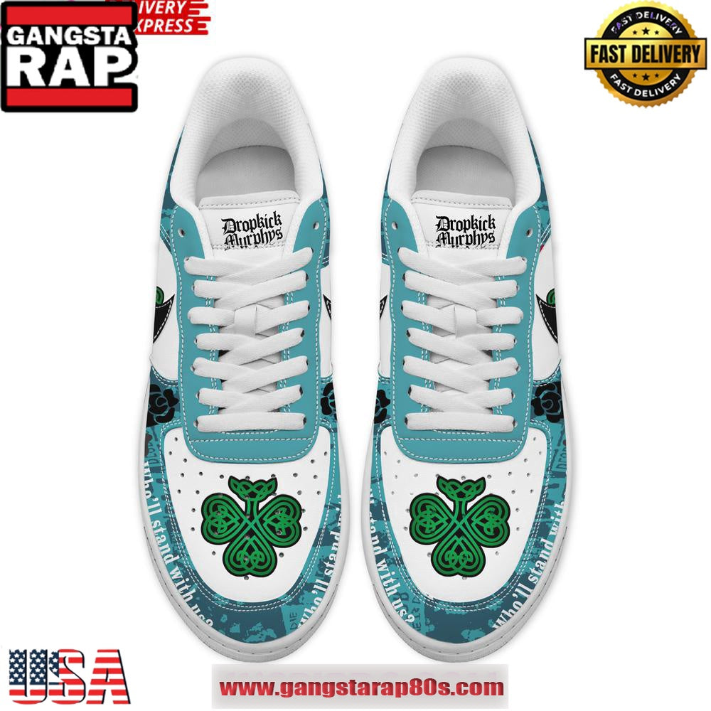 Dropkick Murphys For The People Limited Nike Air Force 1 Sneakers Shoes