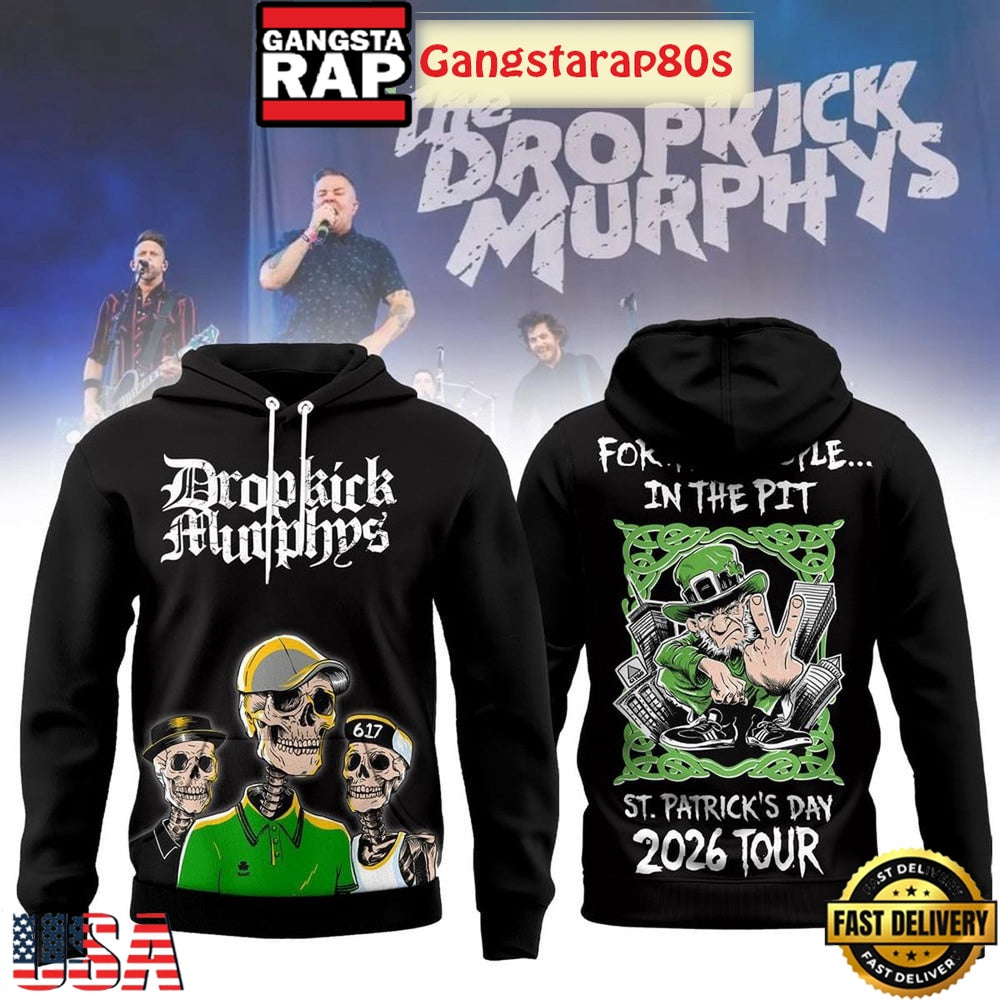 Dropkick Murphys St.Patrick’s Day 2026 Tour Special Edition Hoodie