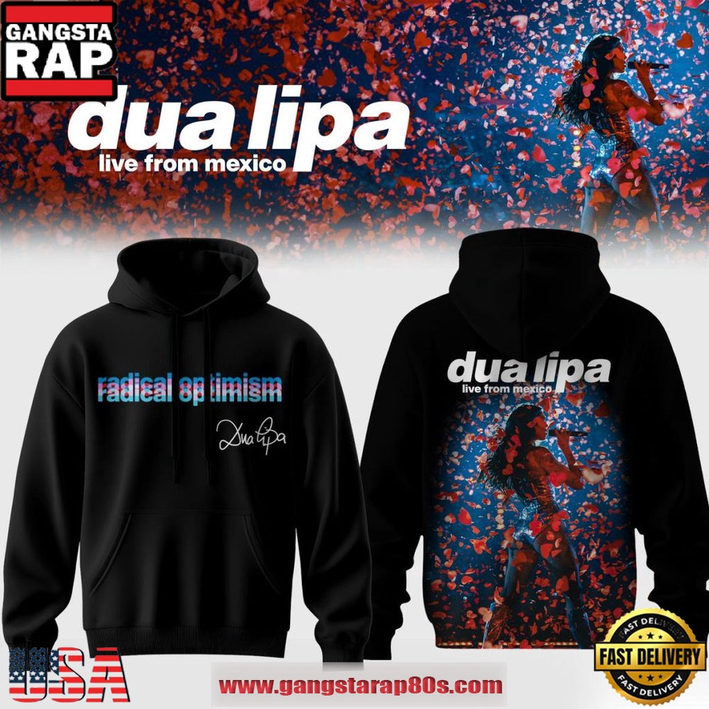 Dua Lipa Live From Mexico 2026 Radical Optimism Unisex Hoodie