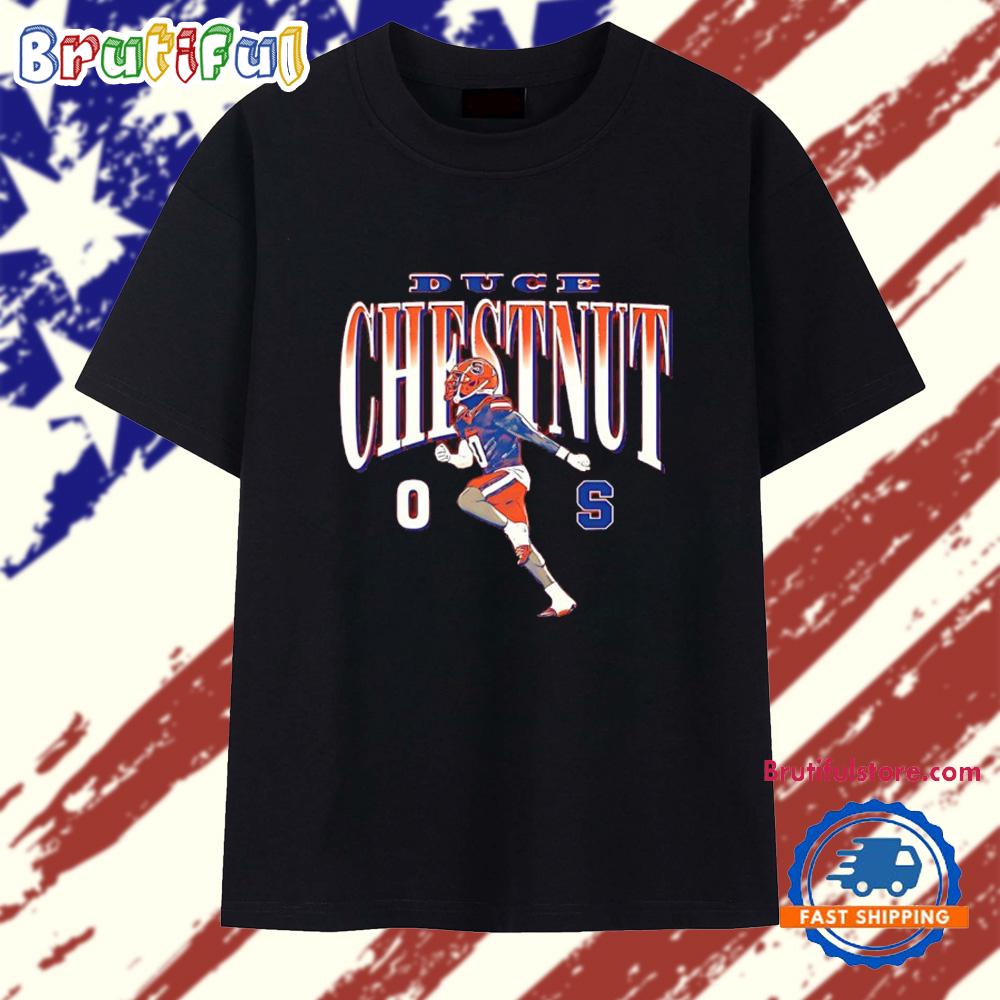 Duce Chestnut Syracuse Orange Illustrated T Shirt