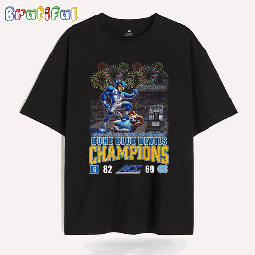 Duke Blue Devils 2025 ACC Regular Season Champions Winner T Shirt