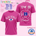Duke Blue Devils 2025 NCAA Teacher Tackle Breast Cancer Unisex 3D Shirt