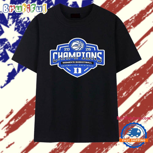 Duke Blue Devils 2026 ACC Women’s Basketball Tournament Champions T Shirt