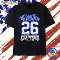 Duke Blue Devils Atlantic Coast Conference Champions T Shirt