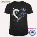 Duke Blue Devils Diamond Heart Go Big Duke T Shirt