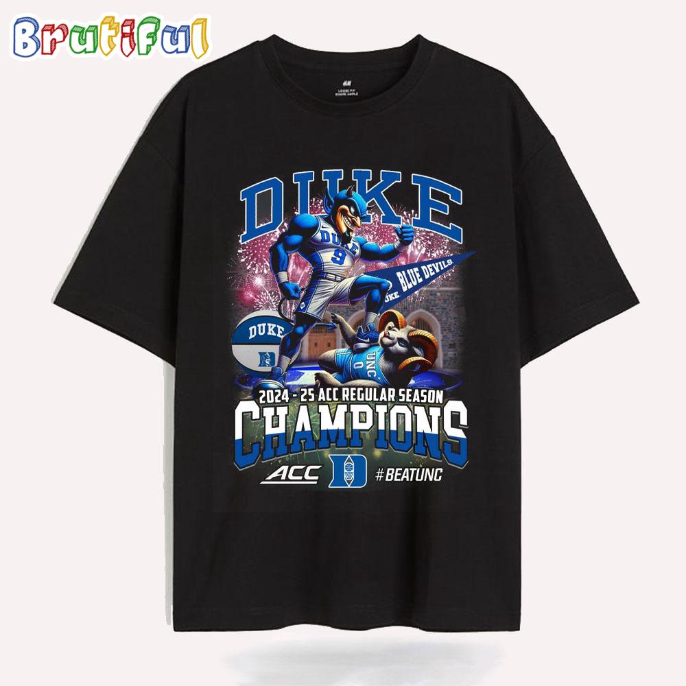 Duke Blue Devils Men’s Basketball 2024-25 ACC Regular Season Champions T Shirt