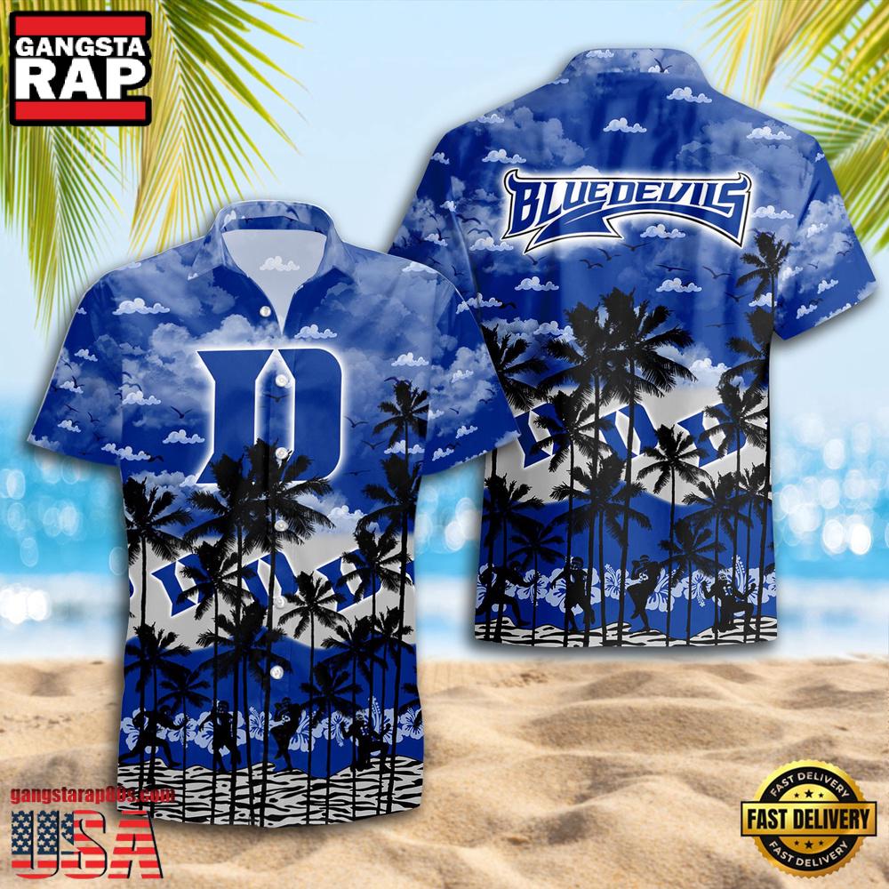 Duke Blue Devils Style Hot Summer Aloha Hawaiian Shirt
