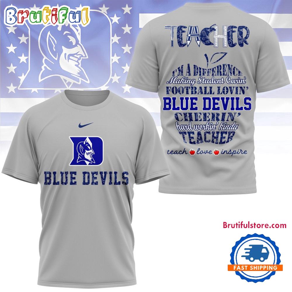 Duke Blue Devils Teacher Pride 2025 Unisex 3D Shirt
