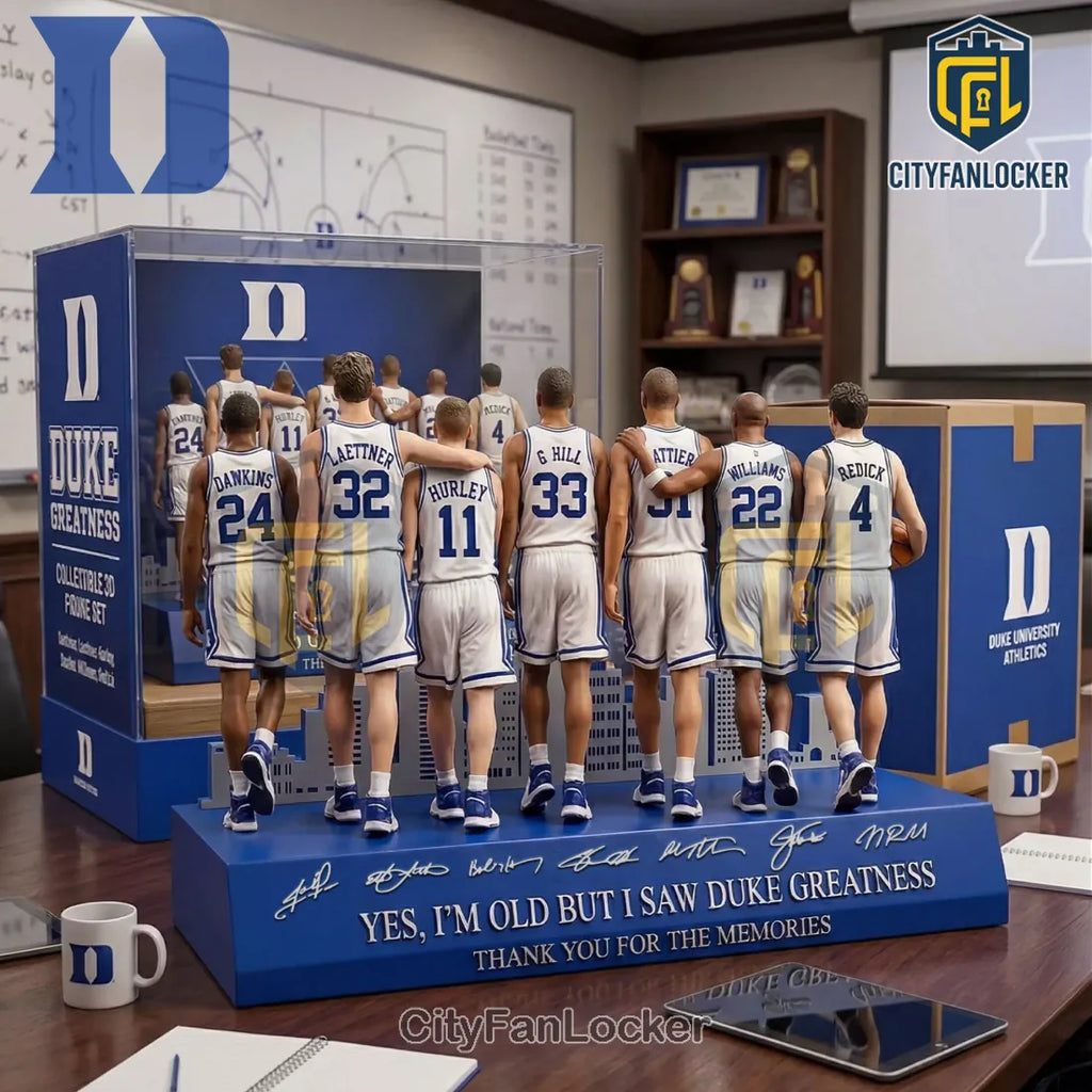 Duke Greatness Basketball Legends Commemorative 3D Figure Set