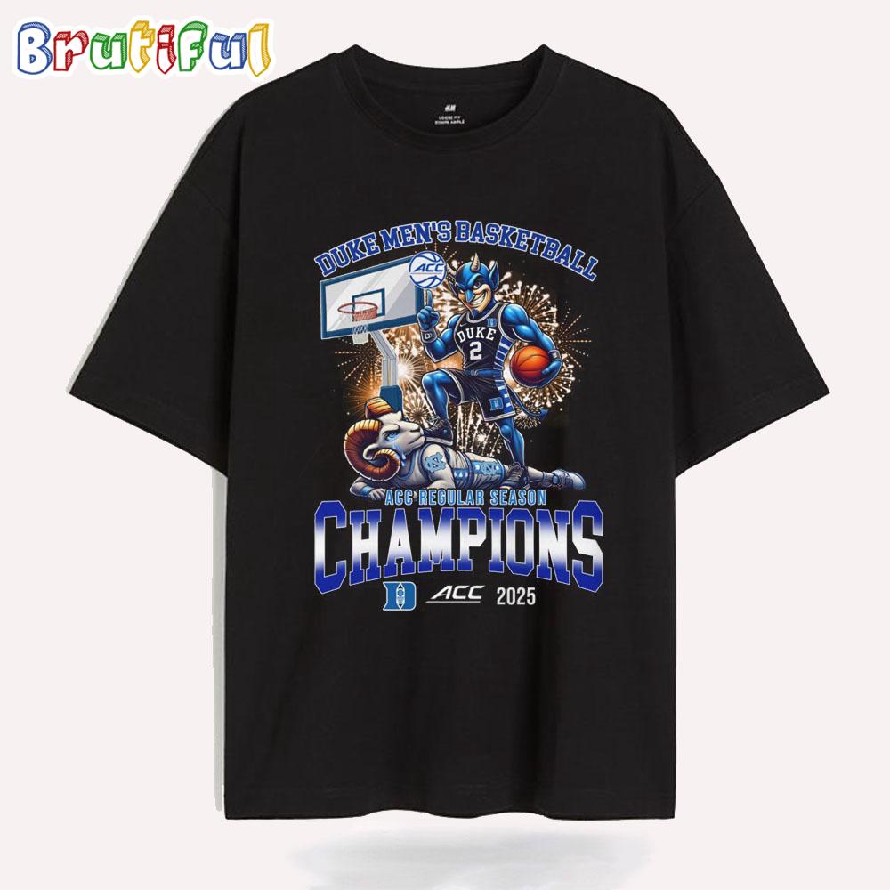 Duke Men’s Basketball ACC Regular Season Champions 2025 T Shirt