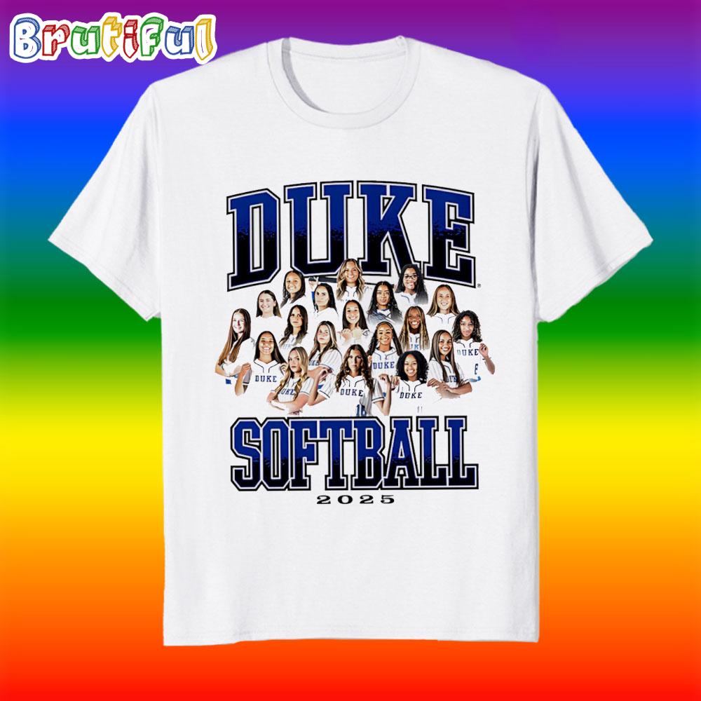 Duke Softball Team 2025 Collage T Shirt