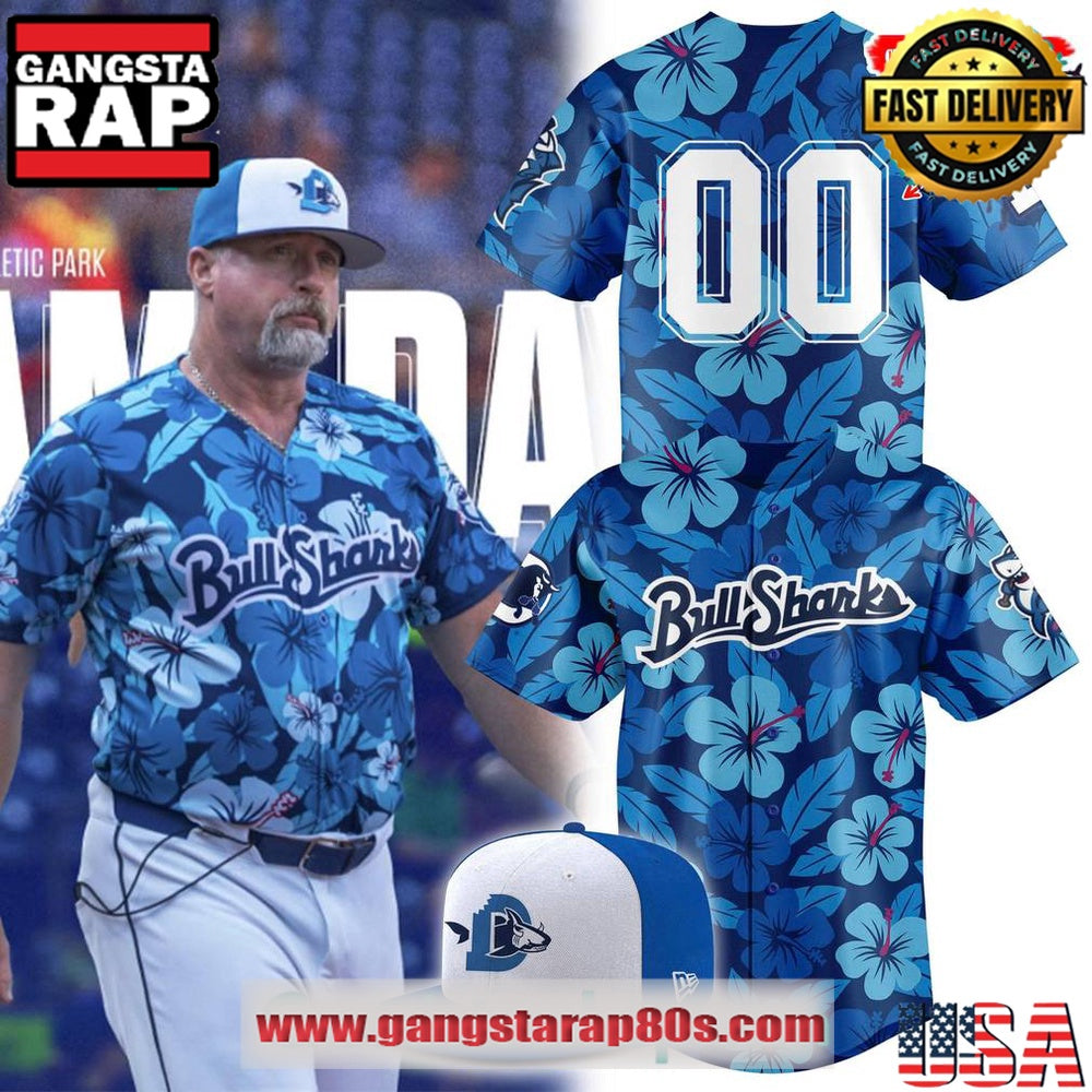 Durham Bulls Bull Sharks Special New 2025 Custom Baseball Jersey Shirt