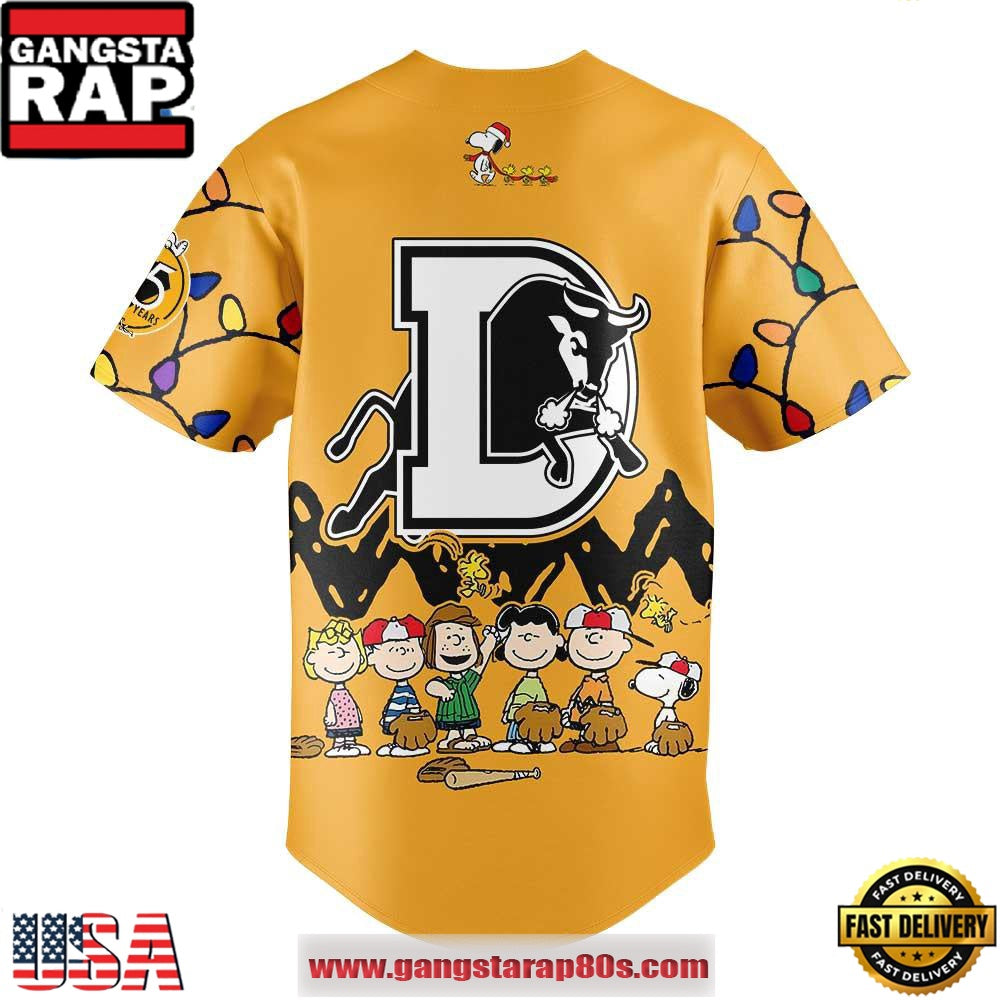 Durham Bulls x Peanuts Limited Edition Baseball Jersey Shirt
