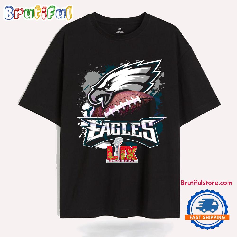 Eagles Football Logo Super Bowl Lix T Shirt