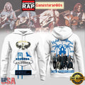 Eagles Hotel California 50th Anniversary 2026 White Hoodie