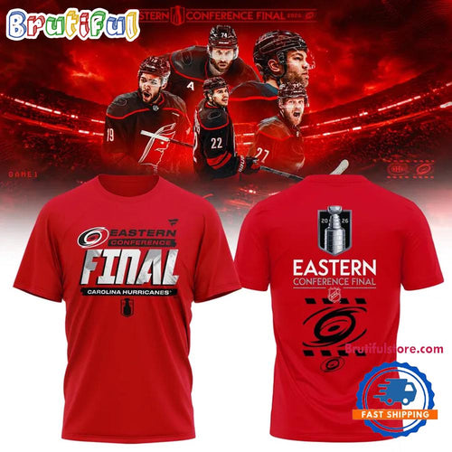 Eastern Conference Champions 2025-26 Carolina Hurricanes 3D Shirt